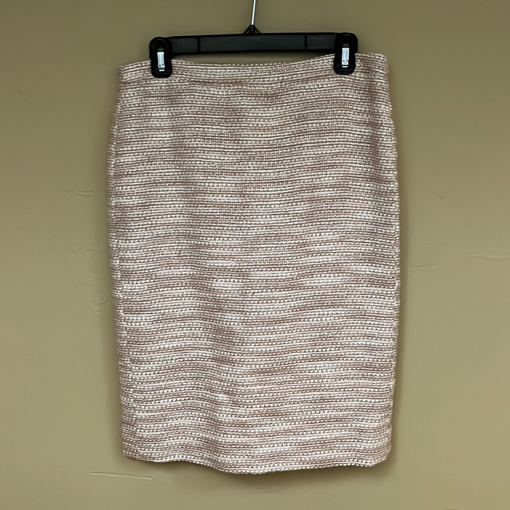 J Crew Collection | Metallic Silk Blend Pencil Skirt | Size 6